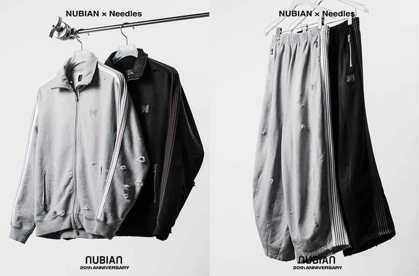 NUBIAN 20周年企画から第7弾が登場!ERNEST W. BAKER、NEEDLES、SECOND/LAYERとのスペシャルコラボアイテムが9/19に発売