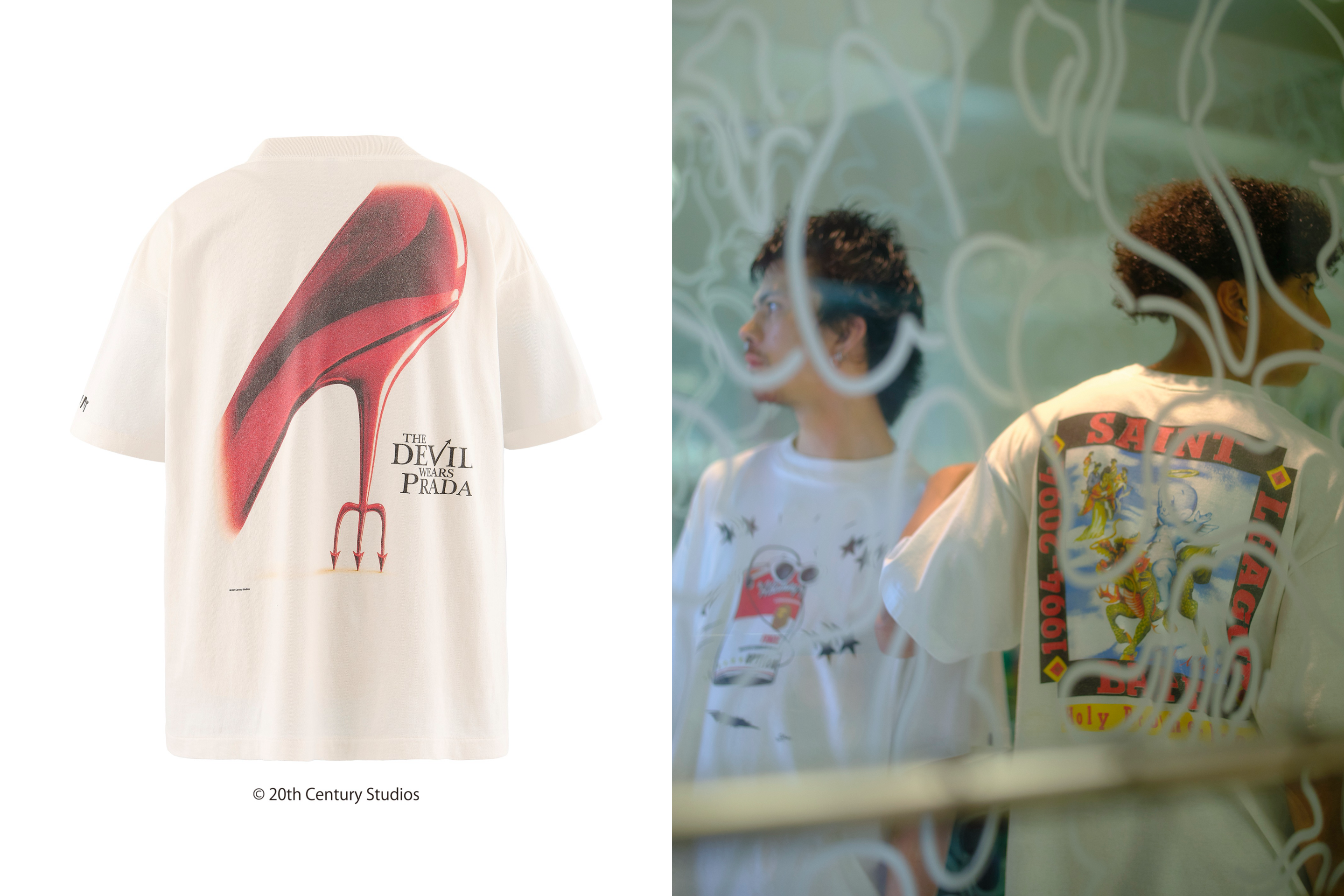 SAINT Mxxxxxx 26AW 第4弾が8/22より発売!『プラダを着た悪魔』モチーフTシャツやBAPE®コラボなどに注目