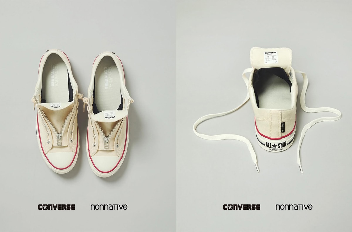 8/22発売|CONVERSE × nonnative ALL STAR GORE-TEX CENTERZIP OX "IVORY"|抽選/販売/定価情報