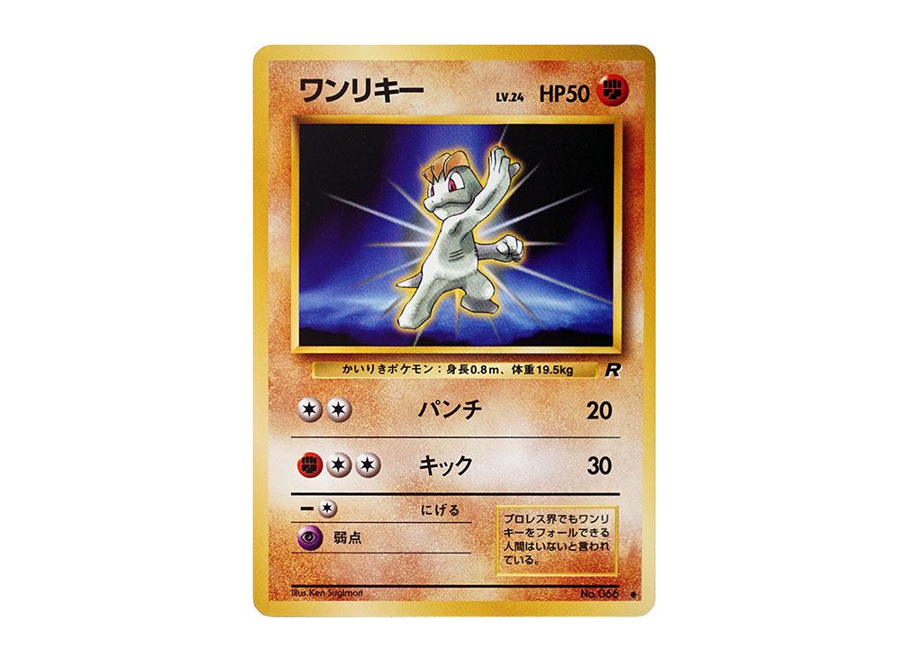 Machop : Old Back [PMCG4 No.066](Expansion Pack 