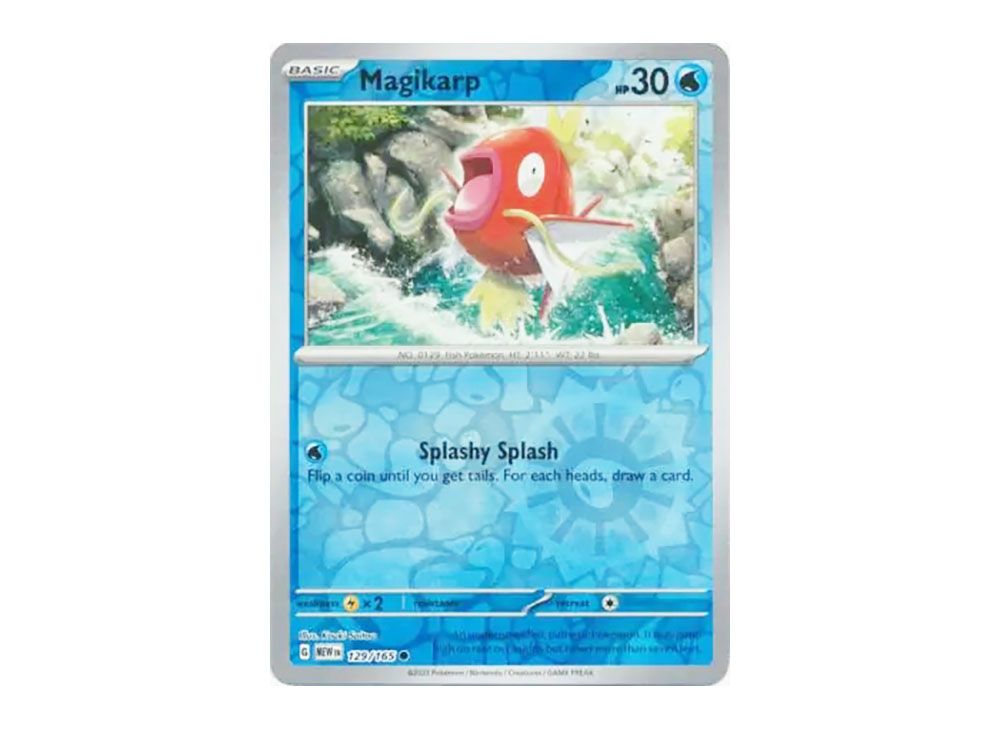 Magikarp C :Reverse Holo [MEW EN 129/165](Scarlet & Violet 