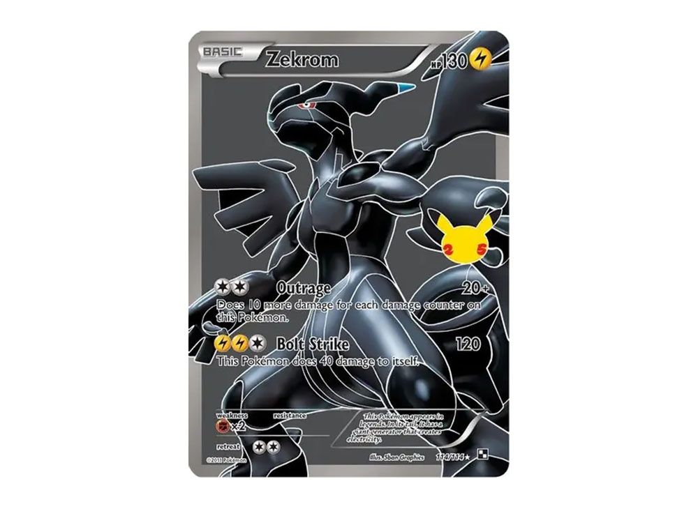 ポケモン - ポケカ　ゼクロム [114]【英語版】(ソード&amp;シールド「セレブレーションズ」) ポケモンカード ポケカ ゼクロム 英語版 Zekrom 114/114