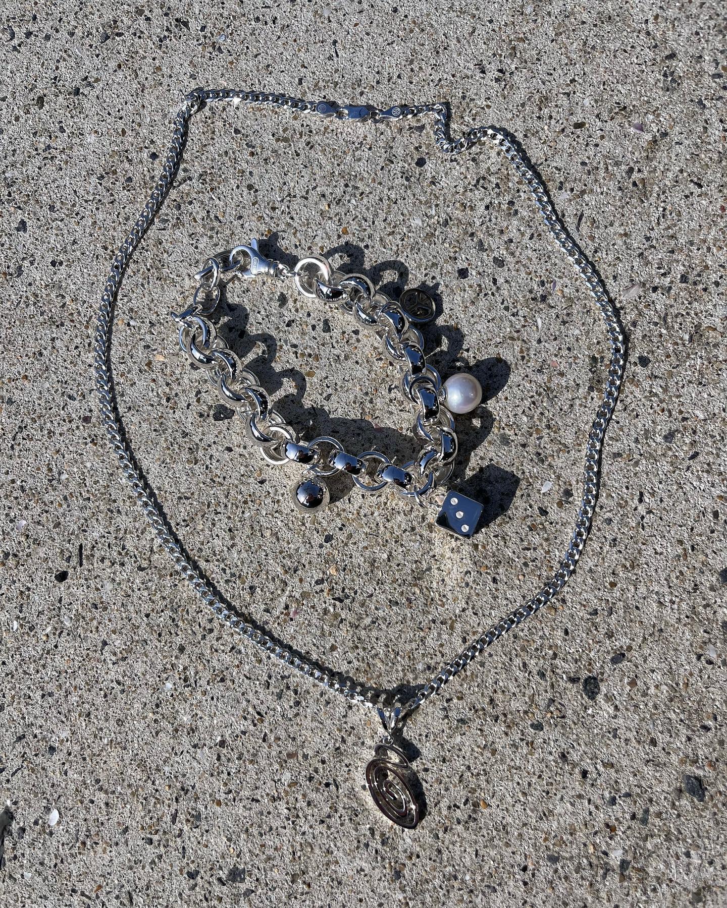 Stussy Spring 24 Jewelry Icon Charm Bracelet 