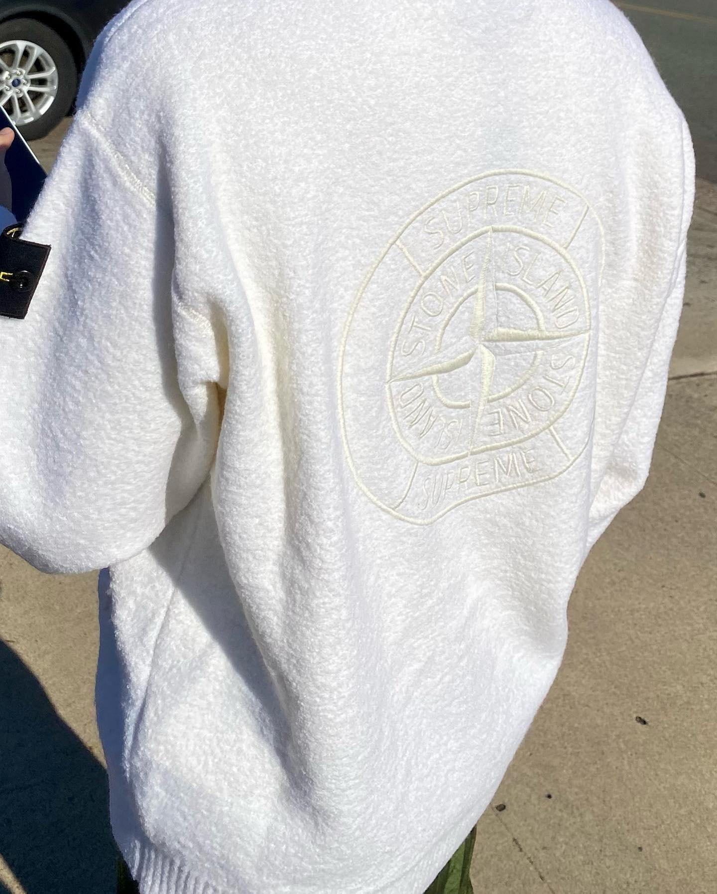 Supreme / Stone Island Boucle Cardigan 