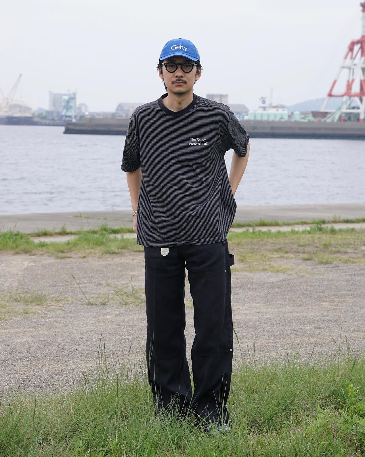 ENNOY 23SS S/S Border T-Shirt 