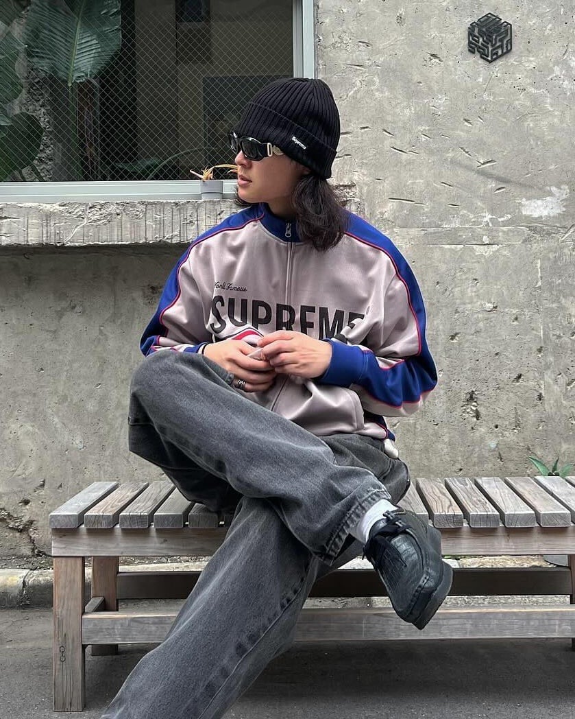 Supreme World Famous Jacquard Track Jacket Supreme World Famous Jacquard Track Jacket