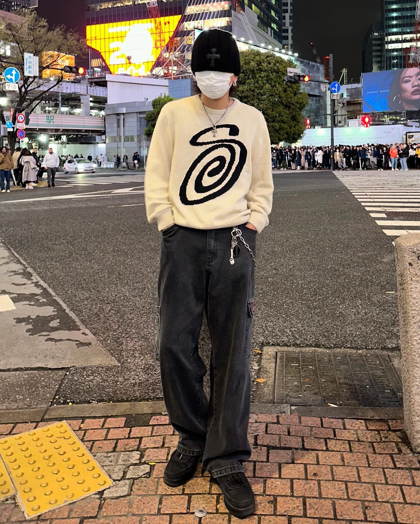 Stussy CURLY S SWEATER Stussy CURLY S SWEATER