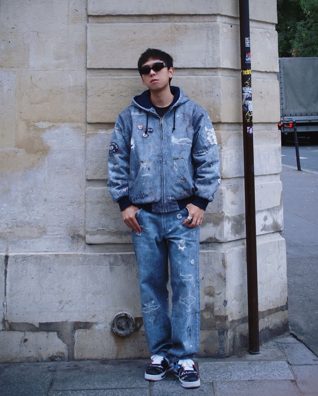 Supreme HJR Trompe Loeil Hooded Work Jacket 