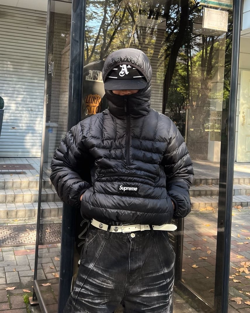 Supreme Micro Down Half Zip Hooded Pullover Supreme Micro Down Half Zip Hooded Pullover