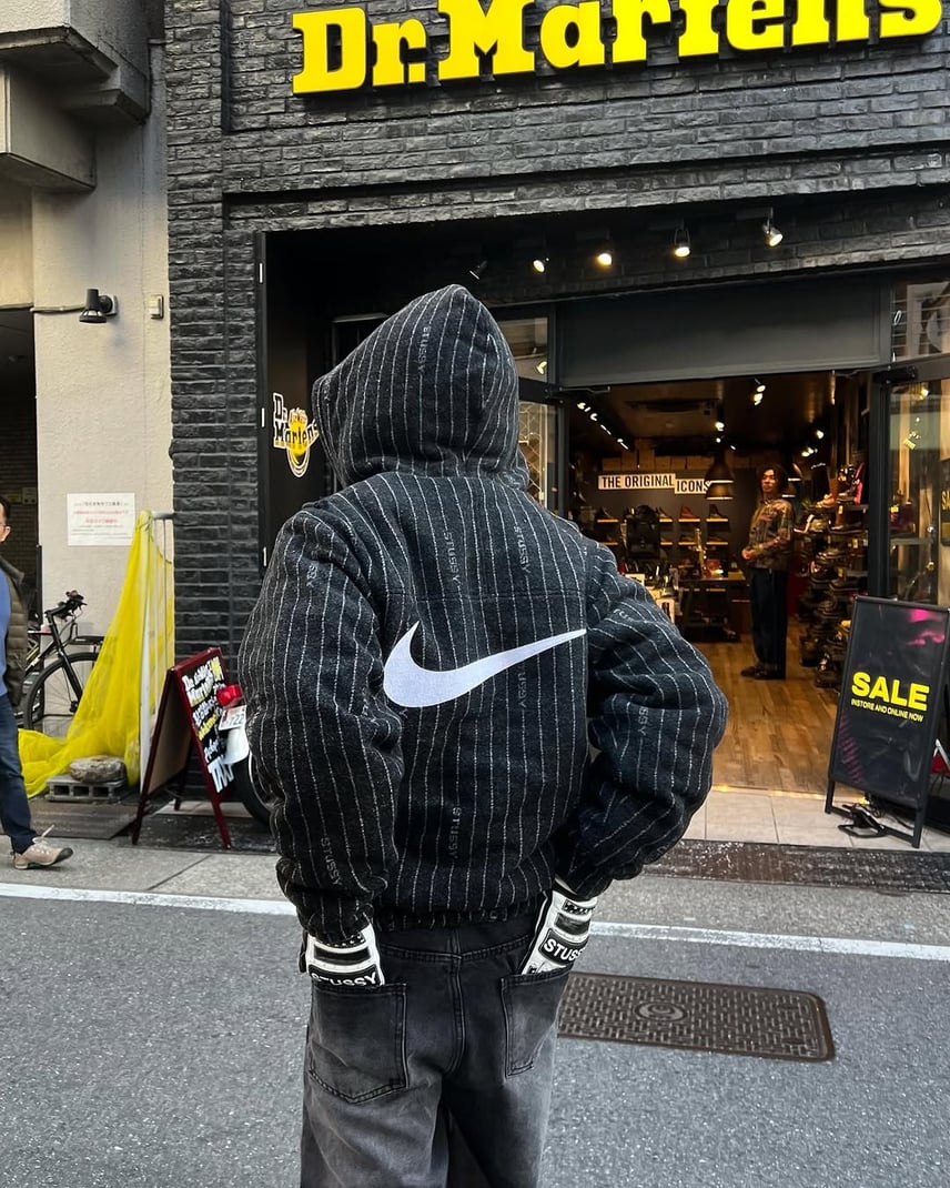 Stussy x Nike Striped Wool Jacket Stussy x Nike Striped Wool Jacket