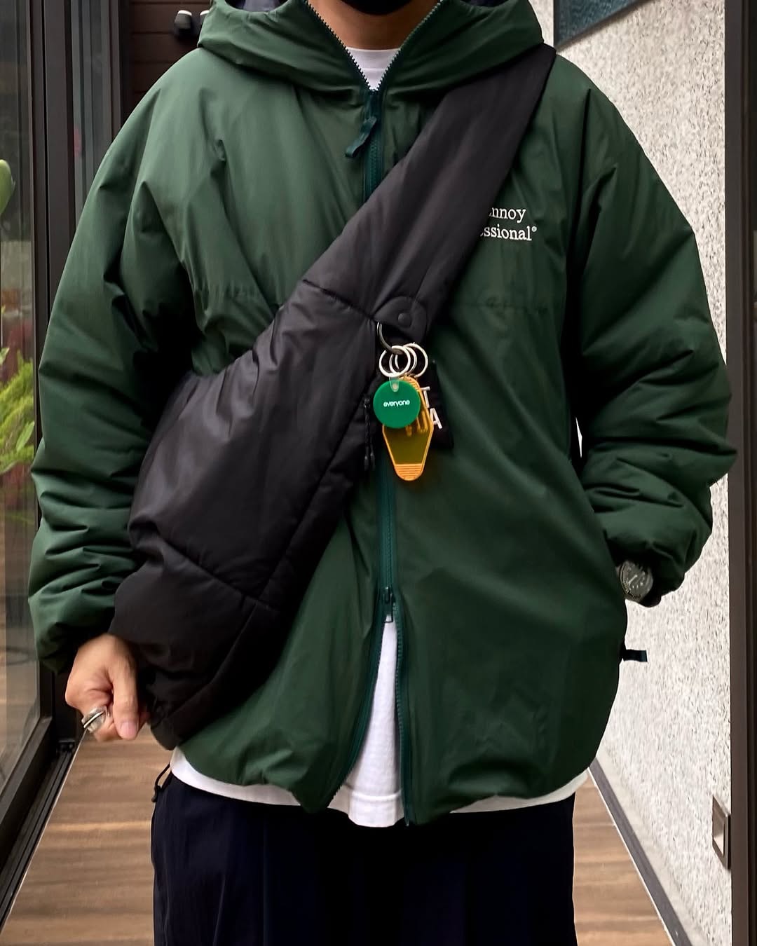 ENNOY Stylistshibutsu Padded Nylon Hoodie 