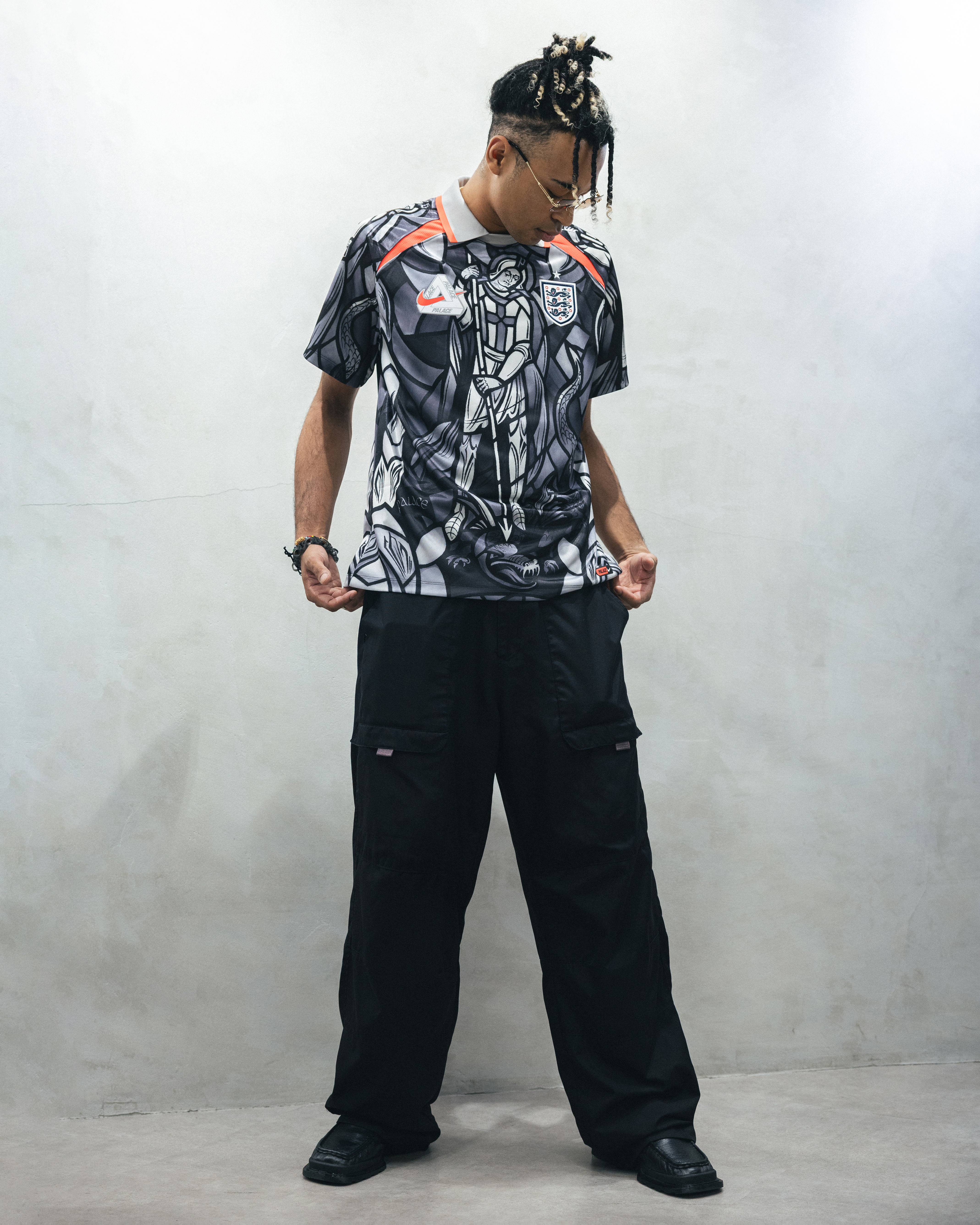 Nike x PALACE X2 World Cup Short-Sleeve Football Jersey England