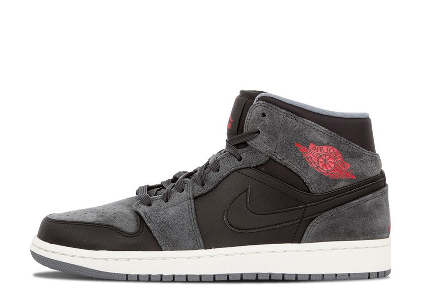 NIKE AIR JORDAN 1 RETRO MID BLACK GYM RED ANTHRACITEの新品/中古 NIKE AIR JORDAN 1 RETRO MID BLACK GYM RED ANTHRACITEの新品/中古