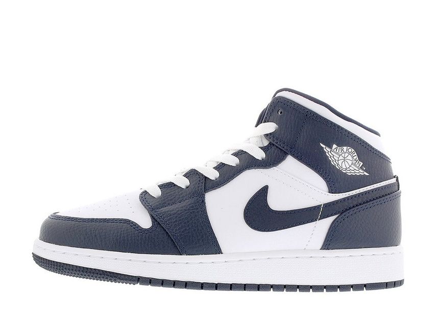 Jordan 1 mid white metallic gold obsidian Clearance