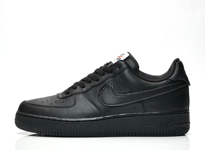 Nike air force 1 low black swoosh Clearance