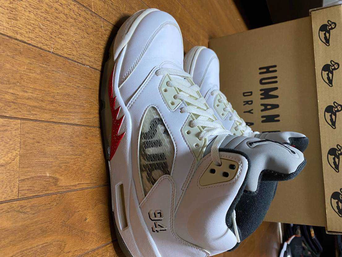 Supreme × Nike Air Jordan 5 Retro "White"