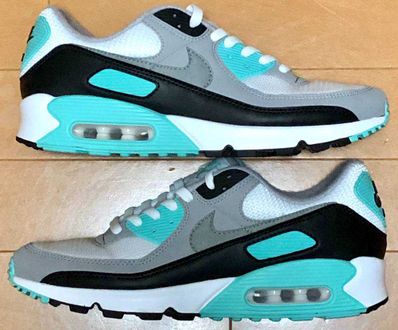 NIKE AIR MAX 90 "HYPER TURQUOISE/PARTICLE GREY"