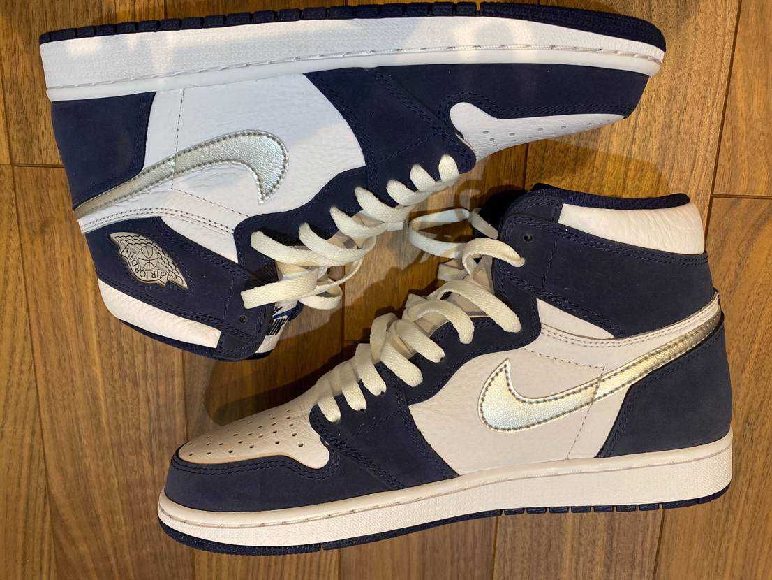 Nike Air Jordan 1 High OG CO.JP "White/Midnight Navy" (2020)(ブリーフケースなし)