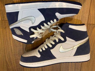 Nike Air Jordan 1 High OG CO.JP "White/Midnight Navy" (2020)(ブリーフケースなし)