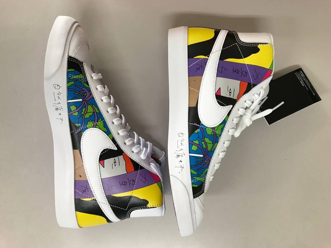 RUOHAN WANG × NIKE BLAZER MID FLYLEATHER