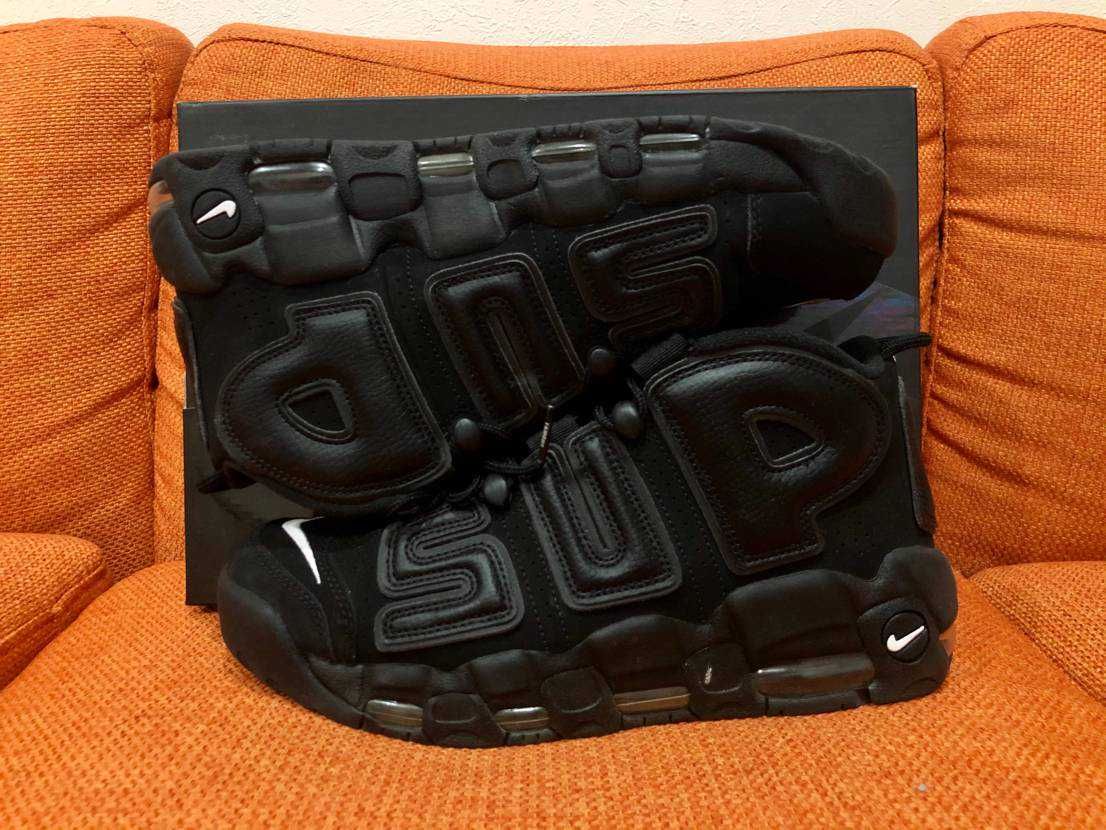 Supreme × Nike Air More Uptempo "Black"