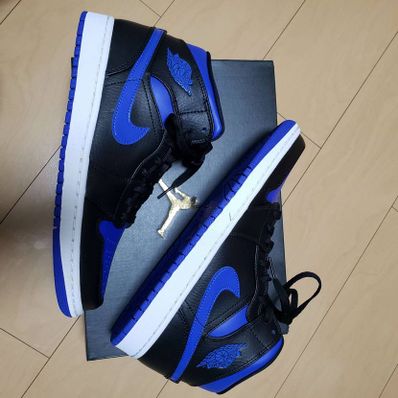 NIKE AIR JORDAN 1 MID "BLACK/BLUE"