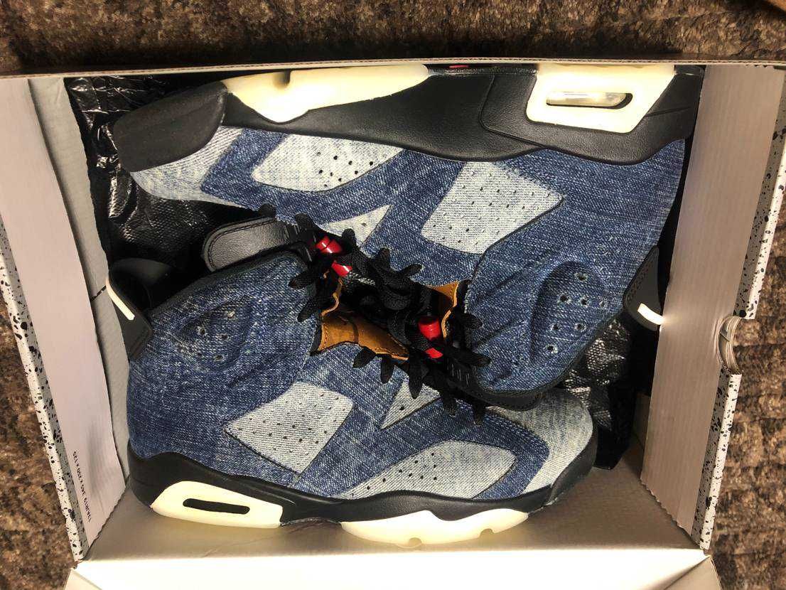 NIKE AIR JORDAN 6 "WASHED DENIM"