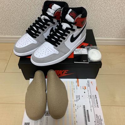 Nike Air Jordan 1 High OG "White/Black/Light Smoke Grey"