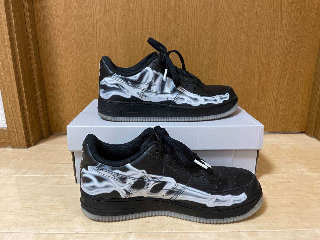 Nike Air Force 1 Low "Black Skeleton"