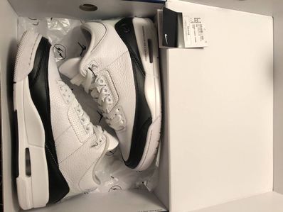 Fragment × Nike Air Jordan 3 "White/Black"