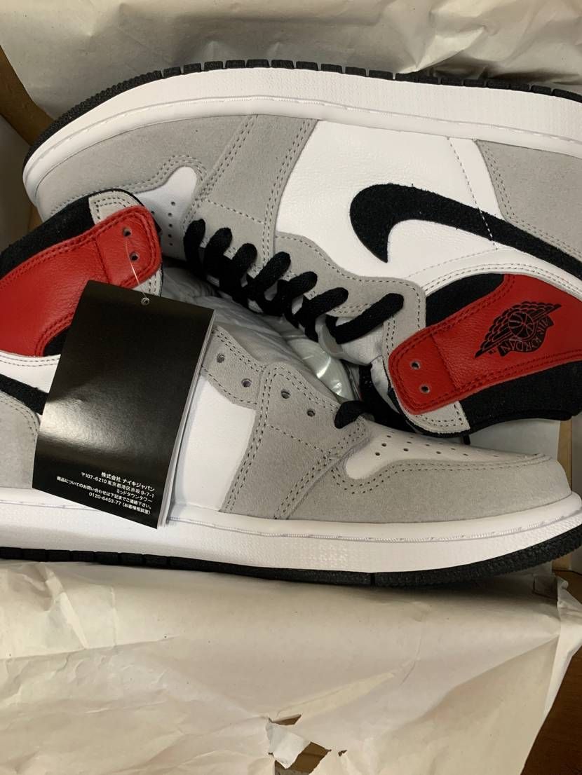 Nike Air Jordan 1 High OG "White/Black/Light Smoke Grey"