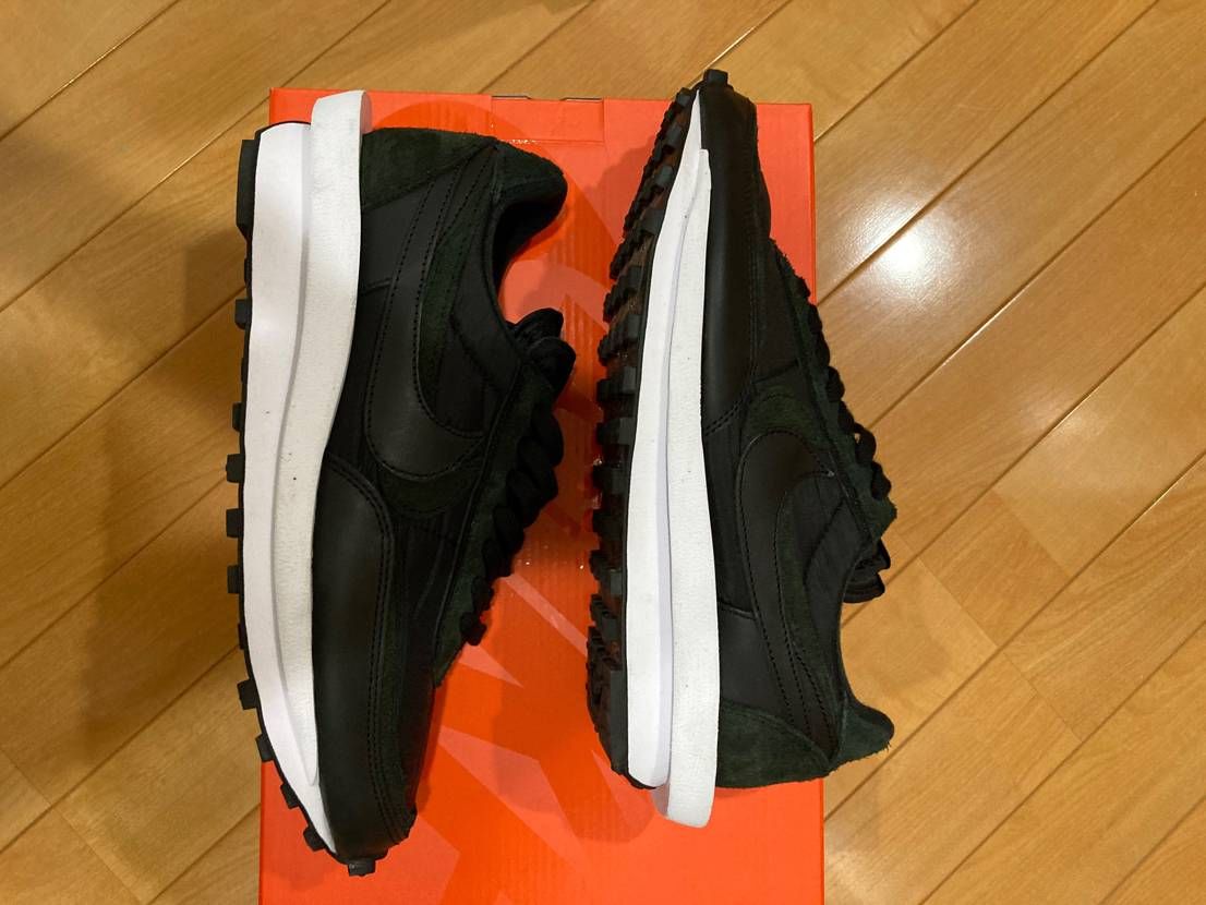 sacai × Nike LDV Waffle "Triple Black"