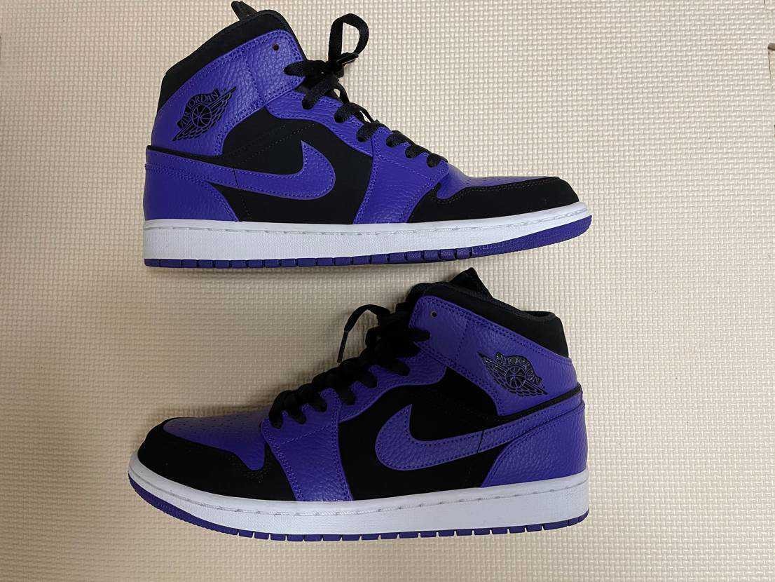 Nike Air Jordan 1 Mid "Black Dark Concord"