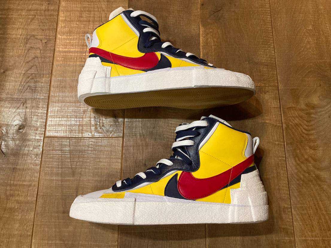 sacai × Nike Blazer Mid "Varsity Maize/Varsity Red"