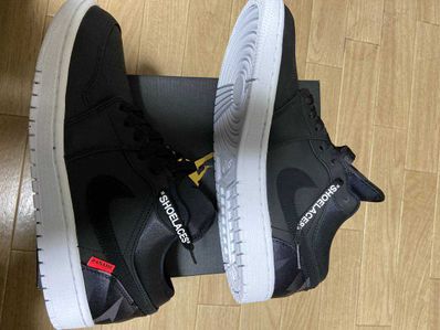 NIKE × PARIS SAINT GERMAIN AIR JORDAN 1 LOW PSG "BLACK"