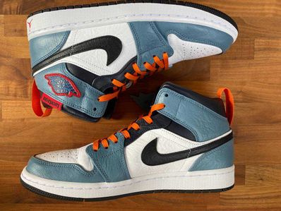 FACETASM × Nike Air Jordan 1 Mid "White/Navy"