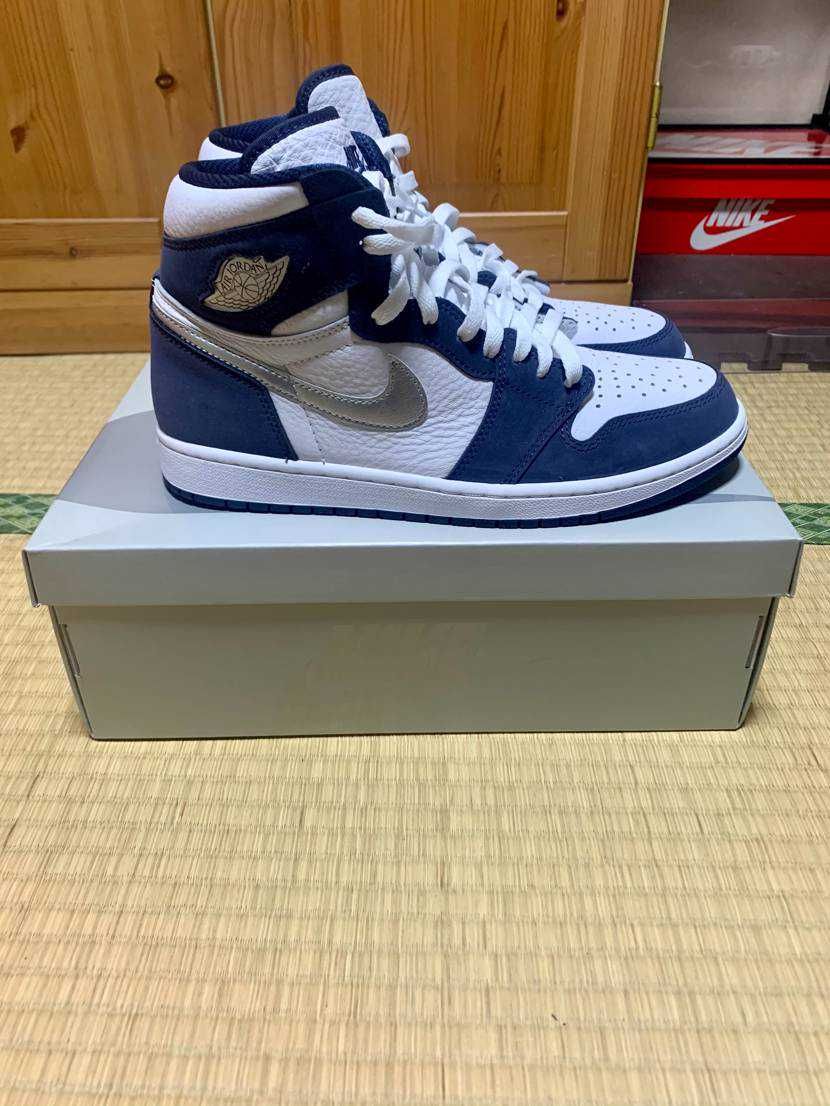 Nike Air Jordan 1 High OG CO.JP "White/Midnight Navy" (2020)(ブリーフケースなし)
