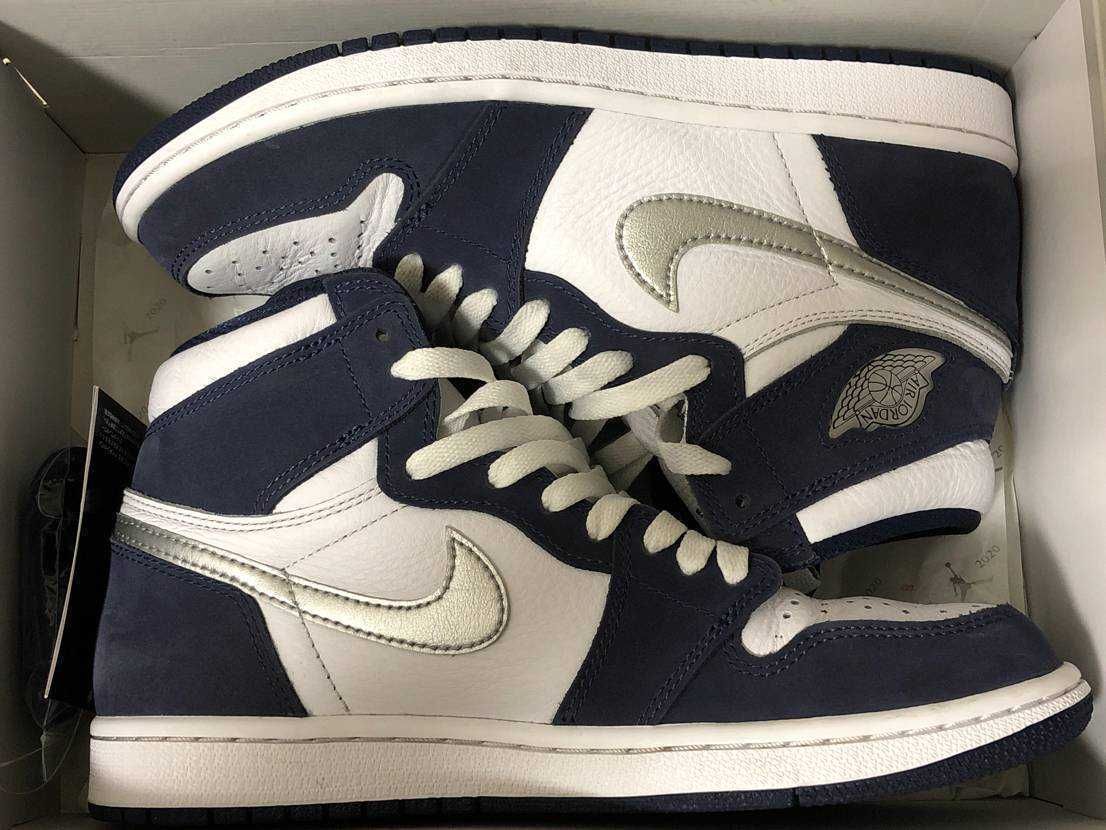 Nike Air Jordan 1 High OG CO.JP "White/Midnight Navy" (2020)(ブリーフケースなし)
