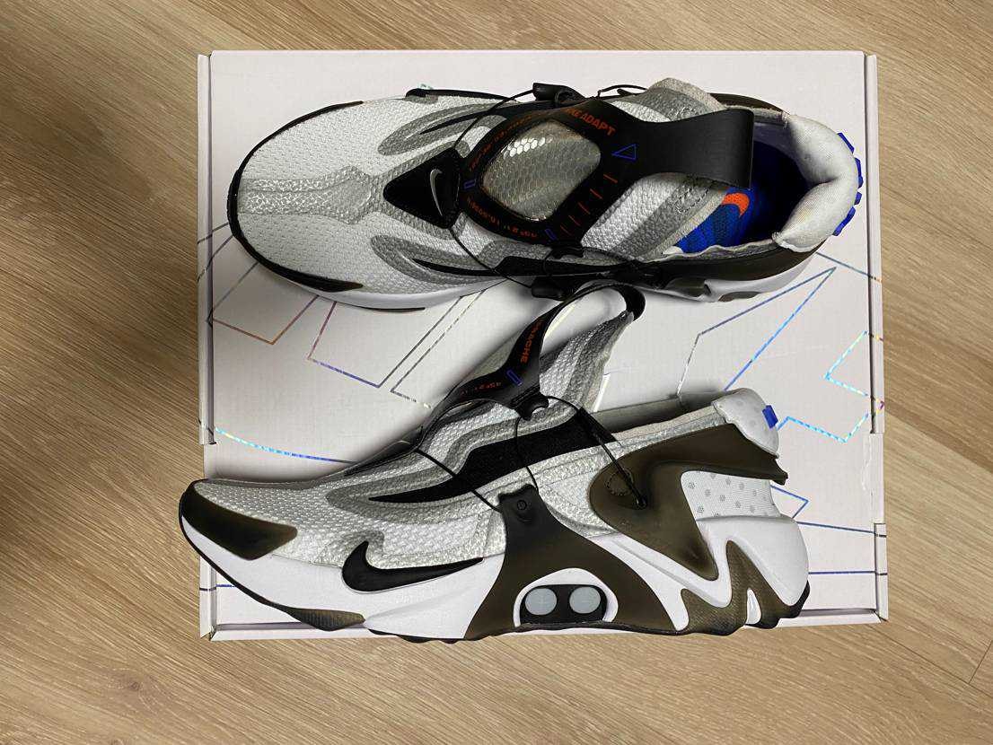Nike Adapt Huarache "White/Black"