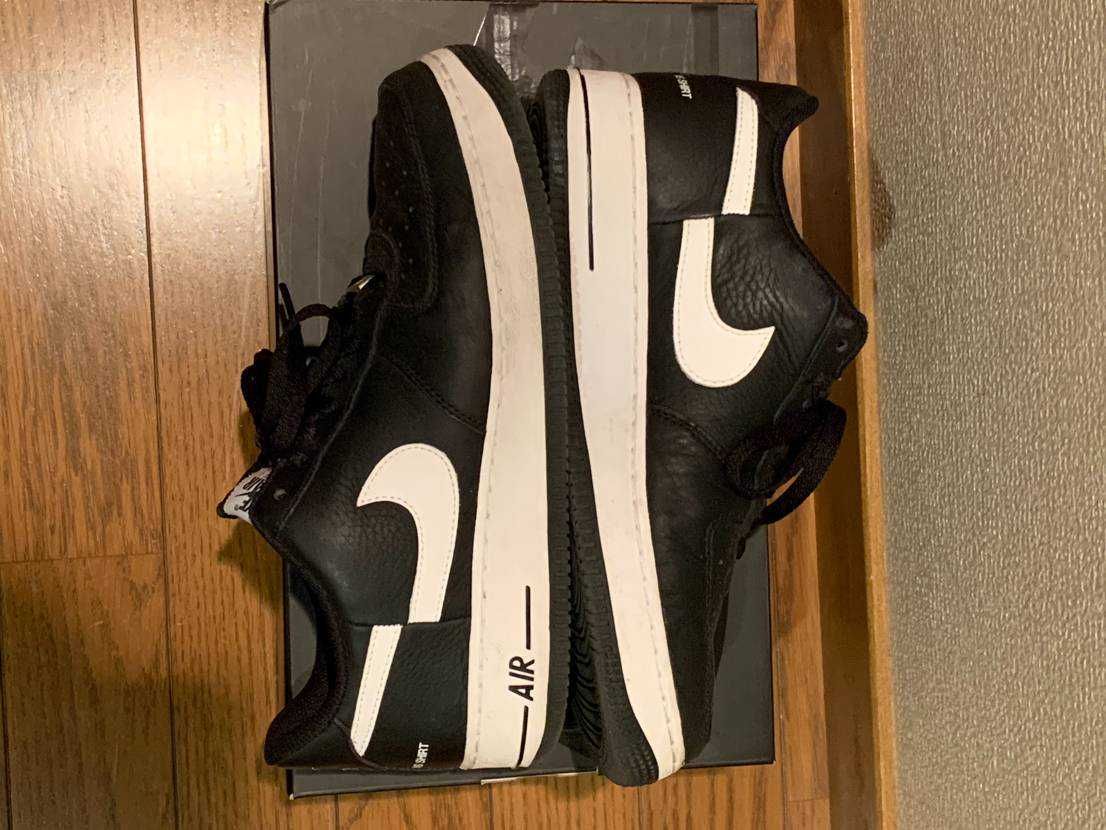Supreme × COMME des GARCONS SHIRT × Nike Air Force 1 Low "Black/White" (2018)