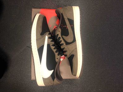 Travis Scott × Nike Air Jordan 1 Low OG SP-T "Black/Dark Mocha"