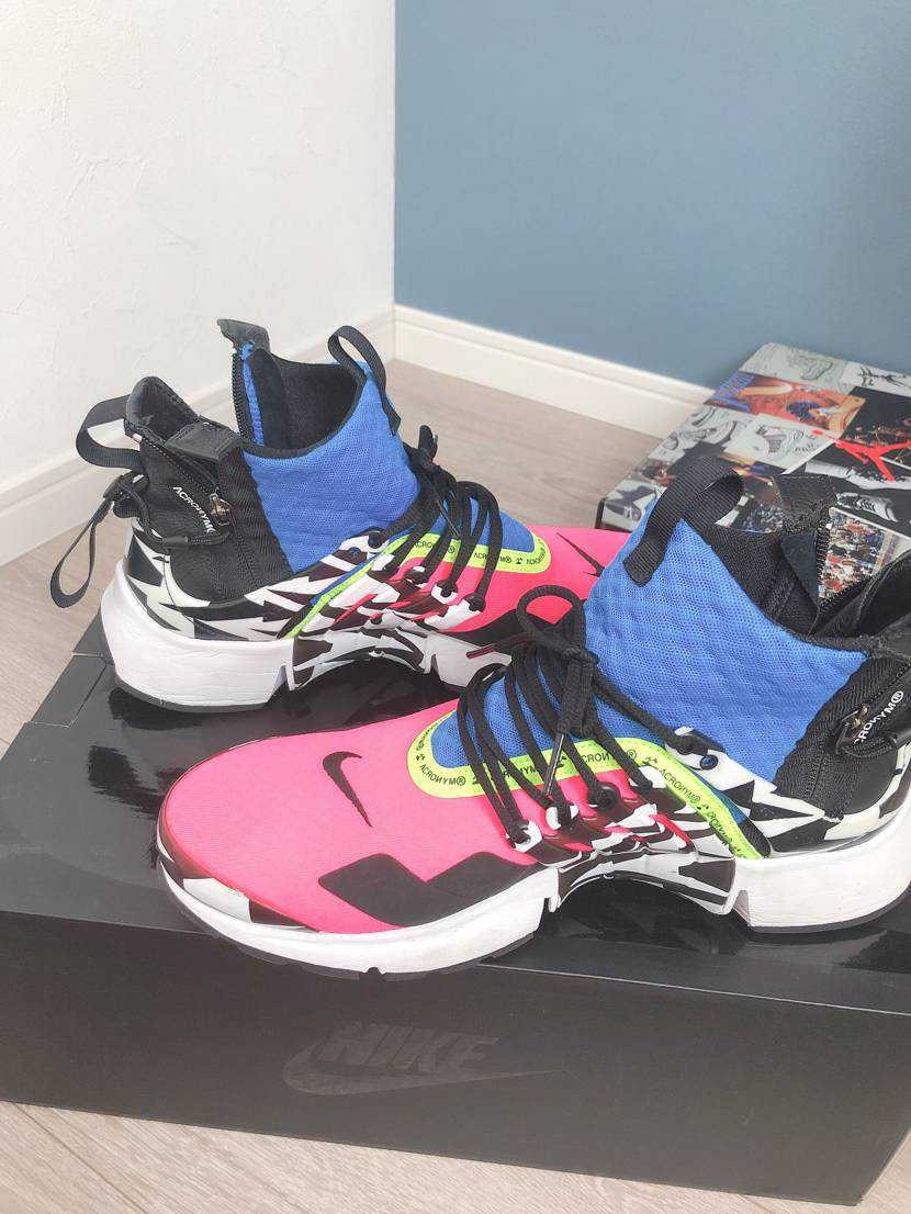 ACRONYM × Nike Air Presto Mid "Hyper Pink"