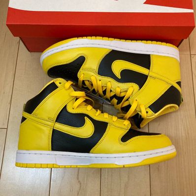 Nike Dunk High "Black/Varsity Maize"