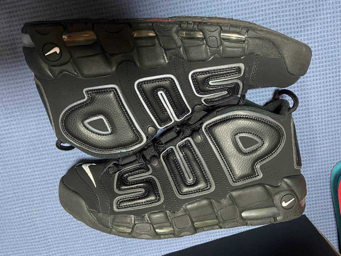 Supreme × Nike Air More Uptempo "Black"