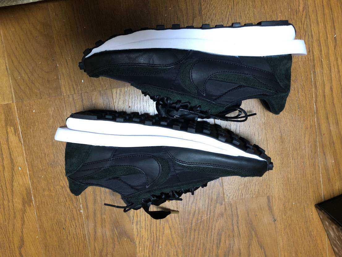 sacai × Nike LDV Waffle "Triple Black"