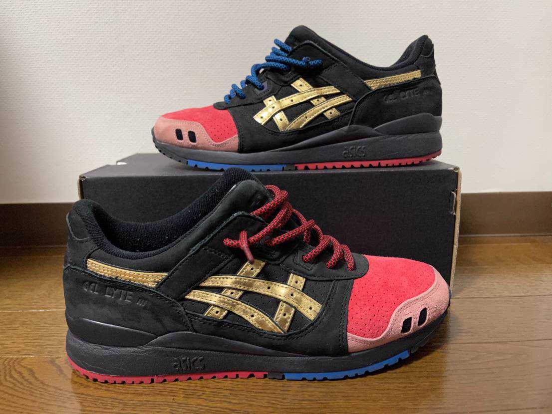 Ronnie Fieg × Asics Gel-Lyte III Tokyo Trio 252.1 "Black/Gold" 