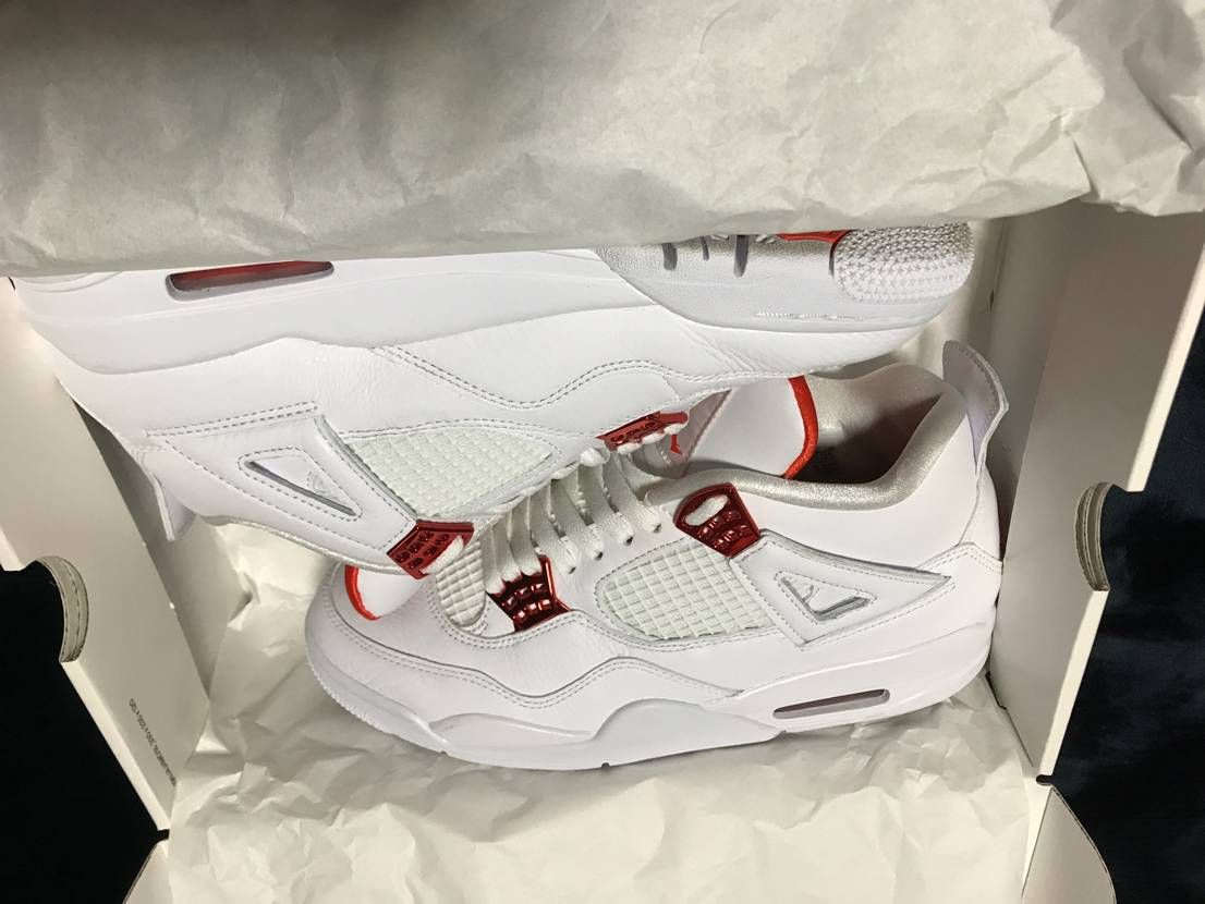 Nike Air Jordan 4 Retro "White/Team Orange"