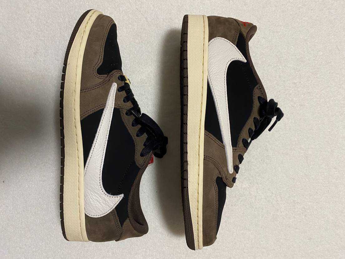 Travis Scott × Nike Air Jordan 1 Low OG SP-T "Black/Dark Mocha"
