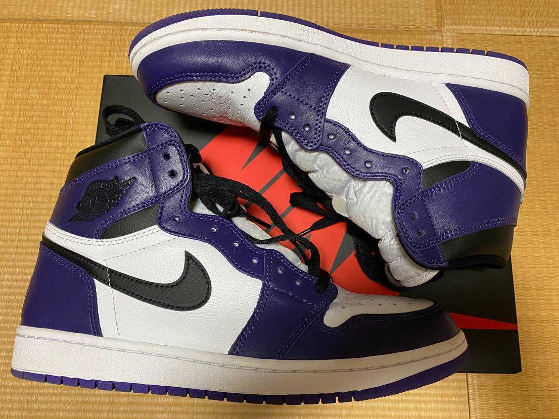 Nike Air Jordan 1 Retro High OG "Court Purple White/Black" (2020)