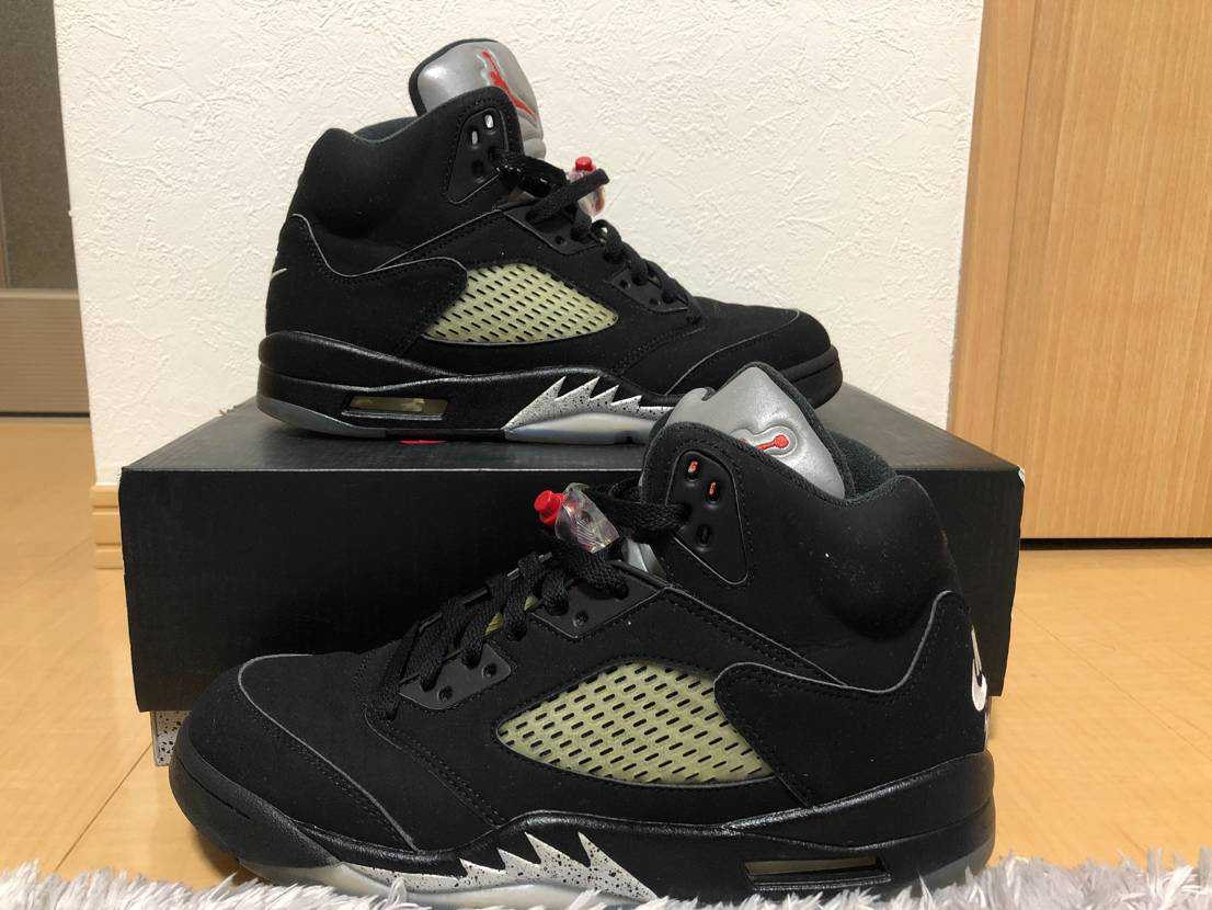 Nike Air Jordan 5 Retro OG "Black/Fire Red/Metallic Silver/White" (2016)